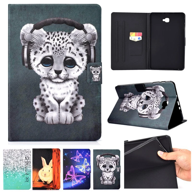 Funda Per Samsung Galaxy Tab A6 10.1 Pollici Sm T580 Sm-T585 Custodia In Pelle Pu Custodia Per Samsung Tablet A6 10.1 2016 Custodia T580N