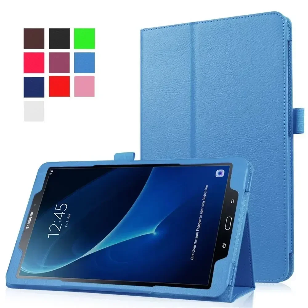 Tab A6 10.1 T580 T585 Flip Case Per Samsung Galaxy Tab A6 10.1 2016 T580 T585 Pu Leather Stand Smart Cover Per Samsung Tab A6 10