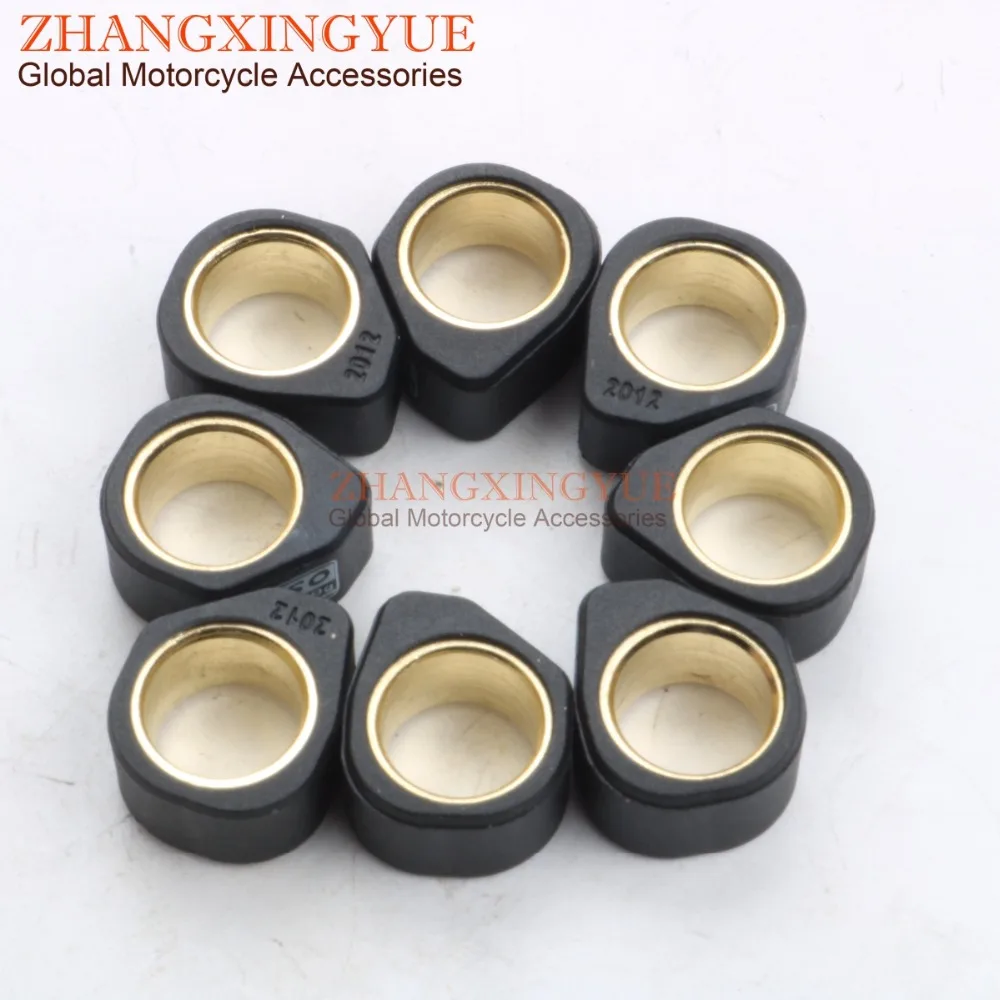 8Pc Racing Quality Variator Slider Roller Pesi 20X12Mm 9G Per Italjet Jupiter125 Millennium 125 150 Jet Set 150 4T
