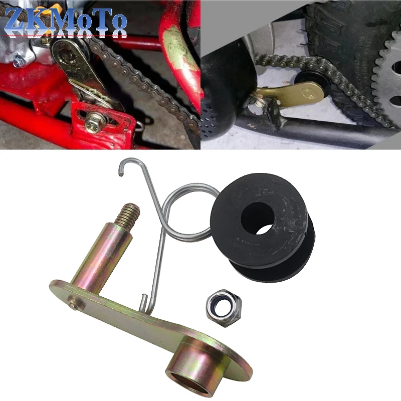 Per Dirt Pit Mini Bike Moto Atv Xr Crf50 110 125 Ssr Pit Pro Dirt Bike Tendicinghia A Catena Per Impieghi Gravosi Con Molla 110Cc 125Cc 14