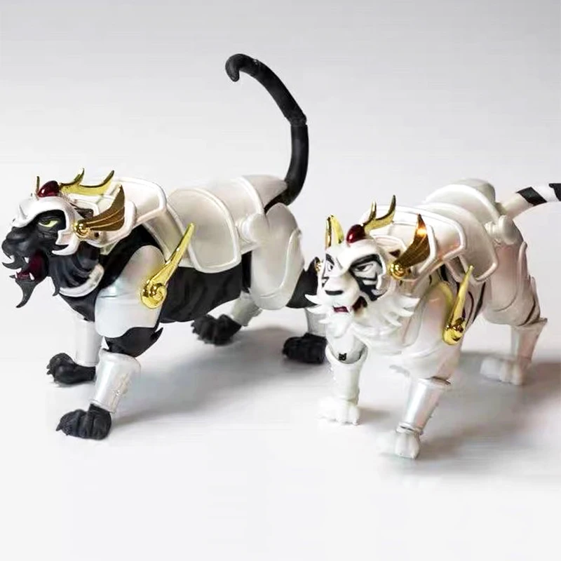 Yoyo Model Yoroiden Samurai Troopers Ronin Warriors Black Flame King Black Tiger / White Tiger Mobile In Lega Action Figure Toys