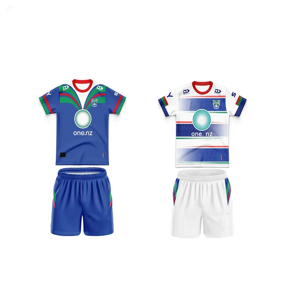 2024 Nuova Zelanda Warriors Kids Kit Home / Away Rugby Jersey Size:16-26 (Stampa Nome Personalizzato Numero)