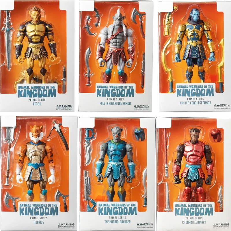 Original Animal Warriors Of The Kingdom Primal Series Action Figure Toys Modello Da Collezione Animal Figurine Toys Regalo Di Compleanno