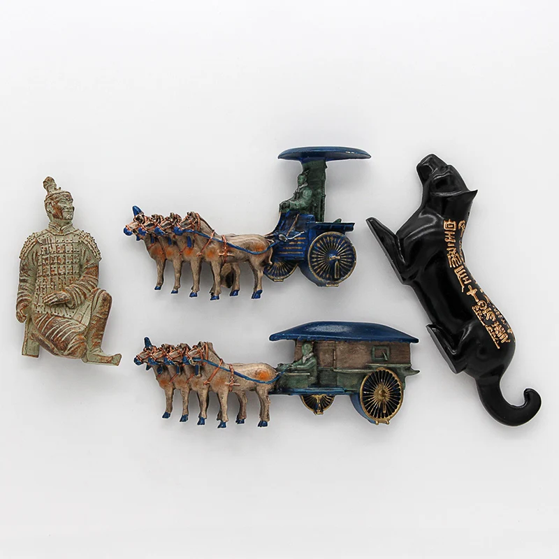 Guerriero Di Terracotta Dinastia Qin Antichi Souvenir In Cina Magnete Per Frigorifero 3D Collezione Di Souvenir Hufu Collezione Di Souvenir Xi'An Shaa