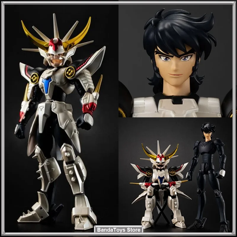 In Magazzino Originale Bandai Yoroiden Samurai Troopers Ronin Warriors Armor Plus Ryo Of The Wildfire Ryo Sanada Action Figures Toys