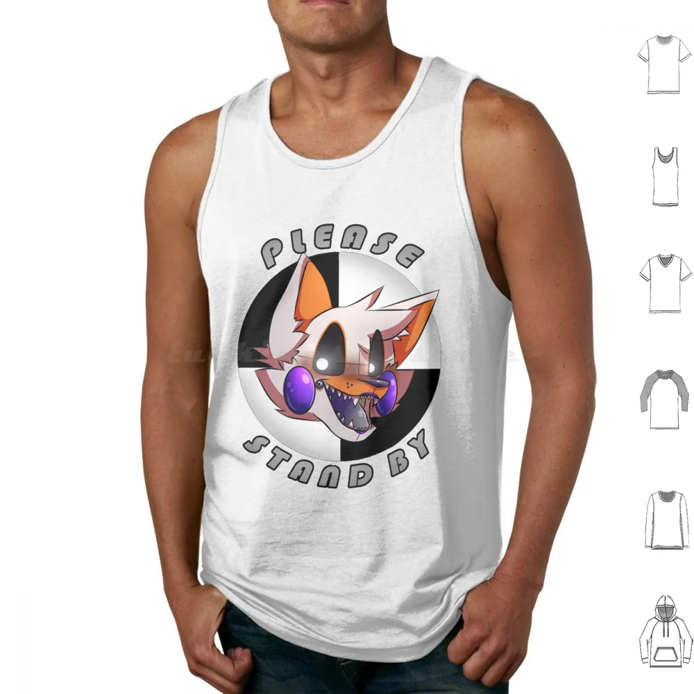 Lolbit Fnaf, Si Prega Di Stare In Piedi! Canotte Gilet Senza Maniche Lolbit Fnaf Sister Location Fnaf Foxy Night Funtime Five Nights At