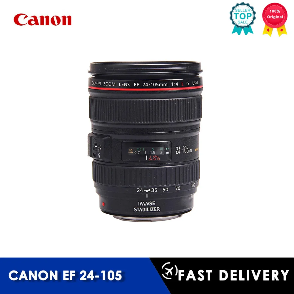 Obiettivo Canon 24-105Mm F4 Canon Ef 24-105Mm F/4L È Un Obiettivo Usm