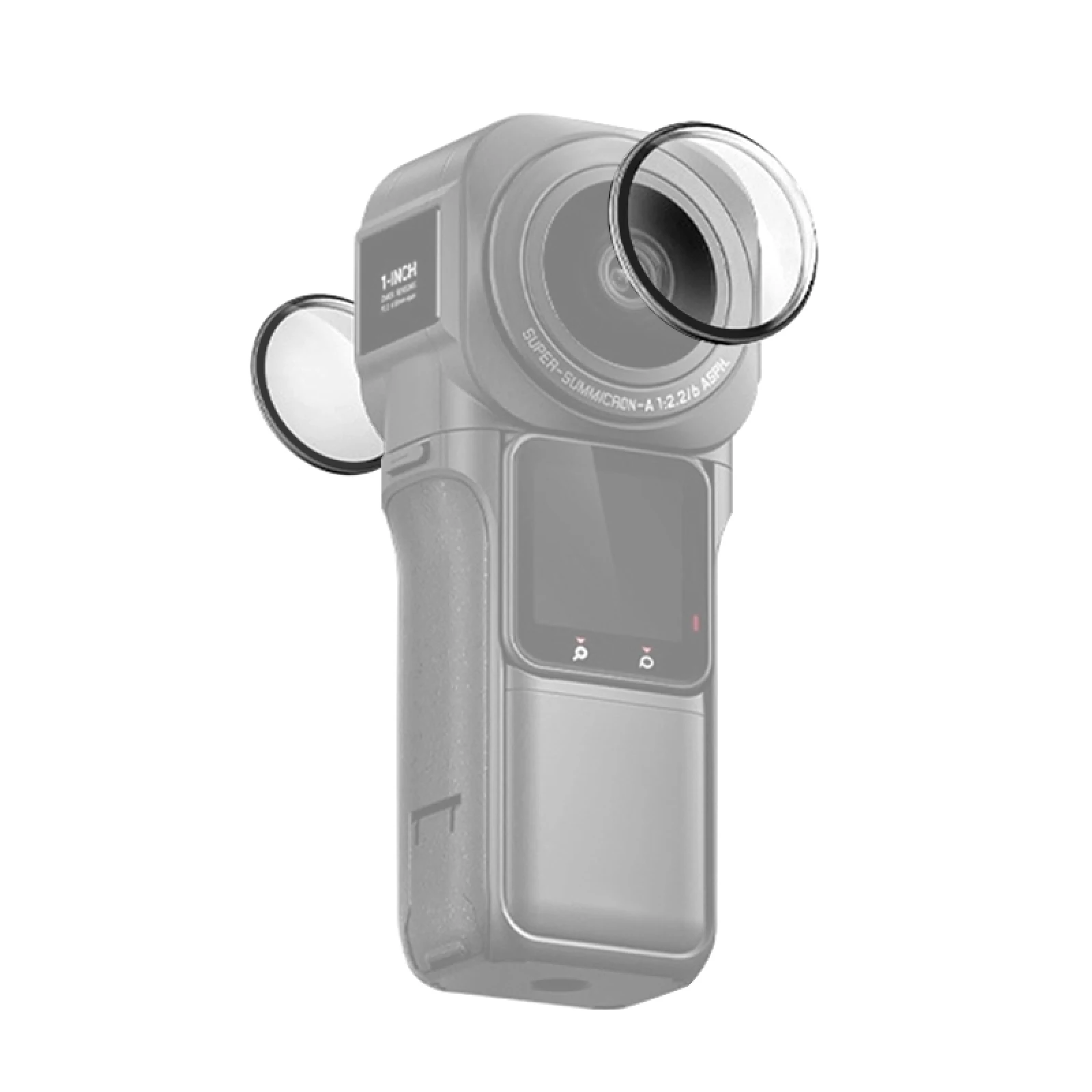 Puluz Lens Guard Pc Cover Protettiva Per Insta360 One Rs 1 Pollice 360 Edition Copriobiettivo