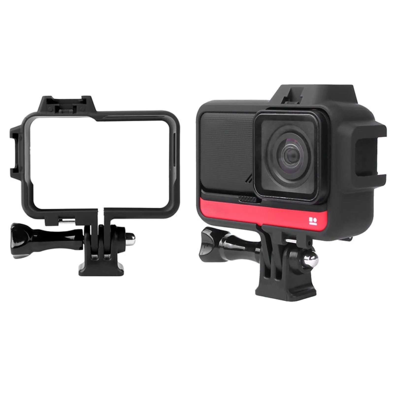 Custodia Con Telaio In Plastica Per Insta360 One Rs 4K / Twin Edition Con Adattatore 1/4