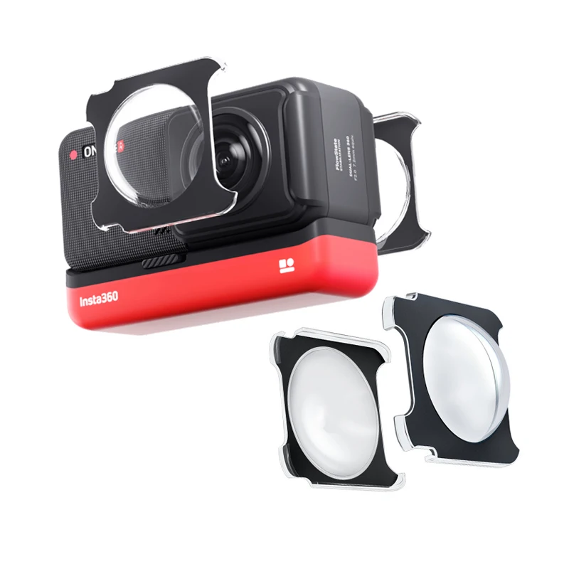 Per Insta360 One Rs Lens Adesivo Protezione Specchi Copertura Per Insta360 One Rs Panoramica Fotocamera Accessori