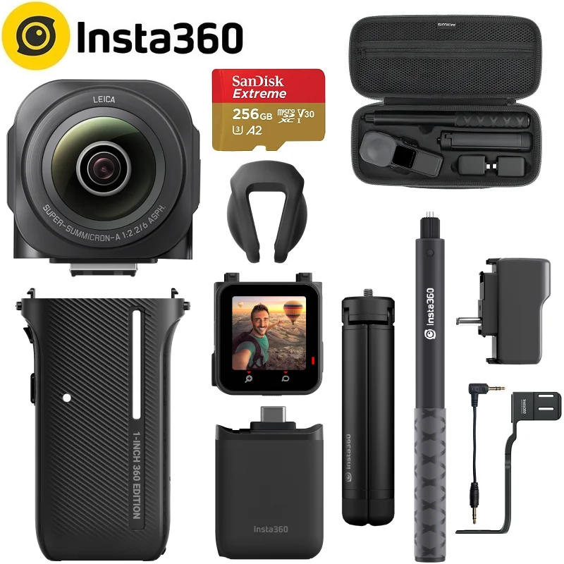Insta360 One Rs 1 Pollice 360 Edition 6K 360 Leica Lens Video Flowstate Stabilization Action Camera