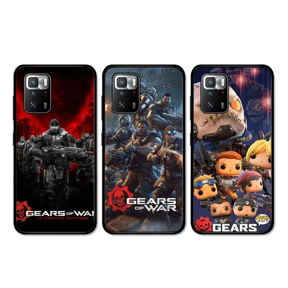 G-Gears Of W-War Custodia Per Telefono Per Redmi 5 6 7 8 9 10 Plus Pro 6 7 8 9 A Go K20 K30 K40 Pro Plus F3 Fundas