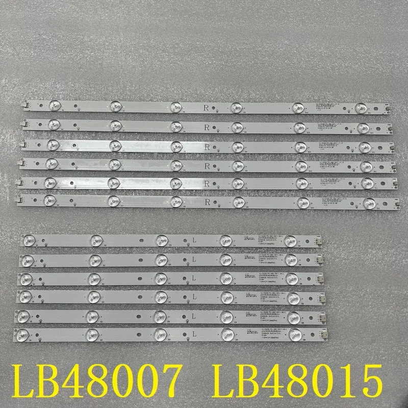 Striscia Di Retroilluminazione A Led 11Led Per 48Pft4100 Bdl4830Ql Gj-2K15-D2P5-480-D611-V3 Lb48007 Lb48015 V1 V0_00 Tpt480Ls Hn08.S Tpt480H2