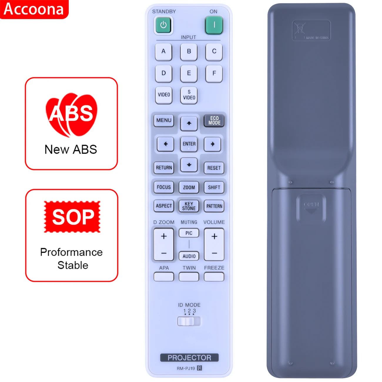 Nuovo Proiettore Remoto Di Controllo Rm-Pj19 Per Sony Vpl-F400X F500X F600X Fx30 Fx35 Fx37 Fh30 Fh31 Fh36 Fh37 F400H F500H F425Hz F420Hz