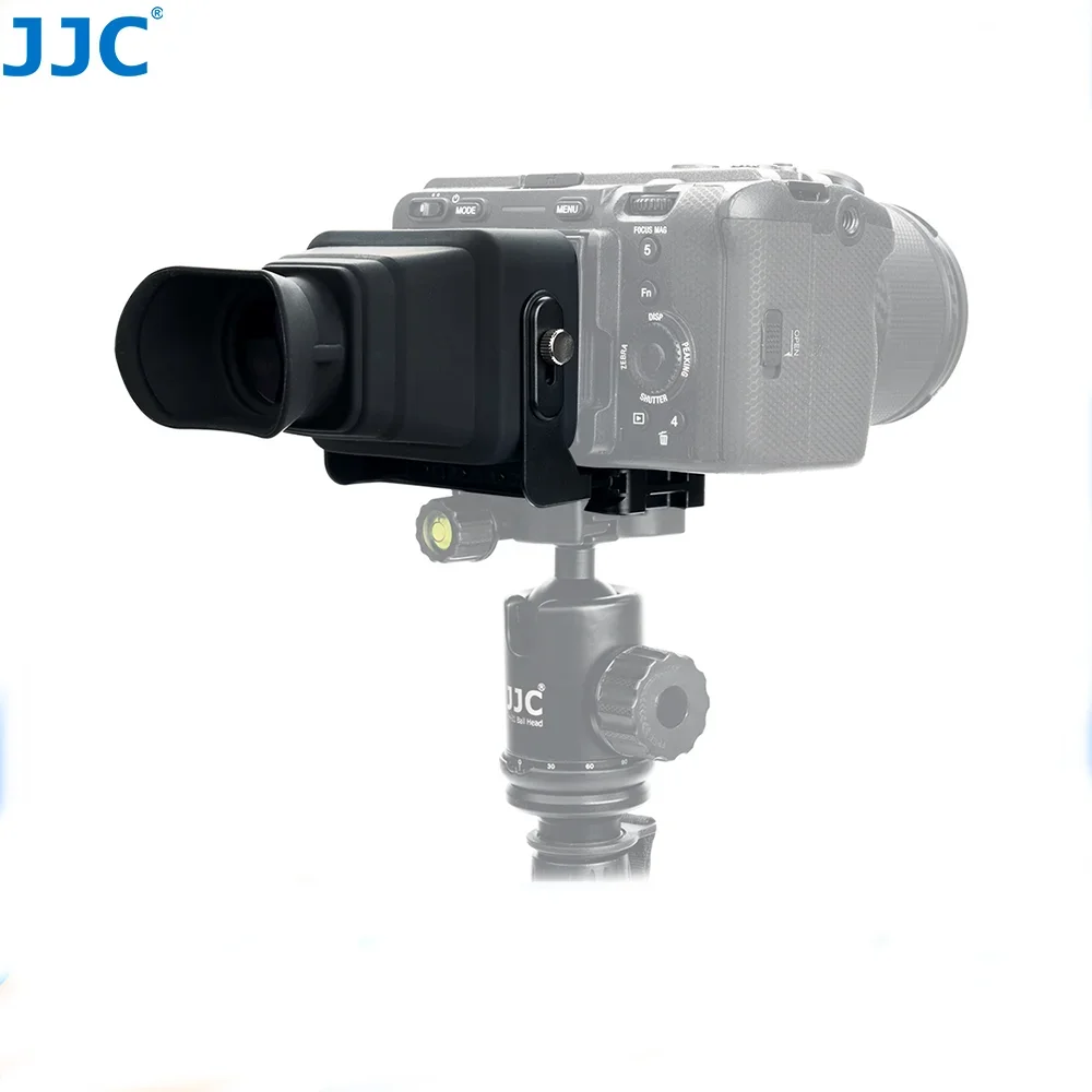 Jjc Sonying Viewfinder Professional 3.0X Hd Lcd Screen Viewfinder Camera Extender Eyecup Eyepiece Per Sony Fx30 Fx3 Camera Black