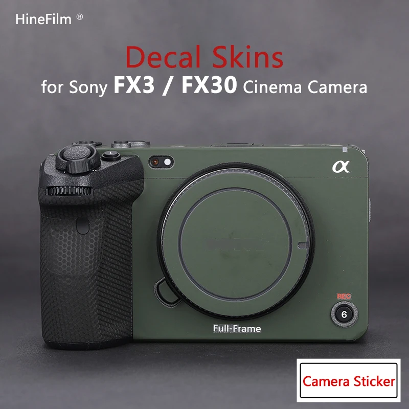Fx3 Camera Decal Skin Fx30 Camera Skin Per Sony Ilme-Fx3 / Ilme-Fx30 Camera Skin Decal Protector Sticker 3M Materiale Vinilico