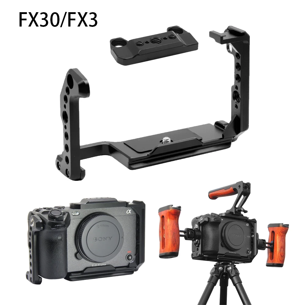 Per Sony Fx30/Fx3 Camera Rabbit Cage Per Sony Micro-Single Camera Telaio Di Protezione Maniglia Laterale Superiore Lampada Fotografica Accessorio