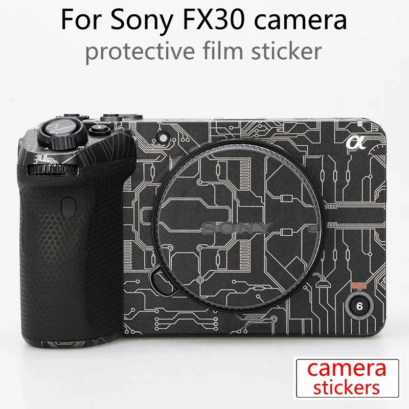 Fx30 Decalcomania Pelle Vinile Avvolgere Pellicola Fotocamera Corpo Adesivo Protettivo Protezione Cappotto Per Sony Fx30 Ilme-Fx30 Fx 30 Adesivi Per F
