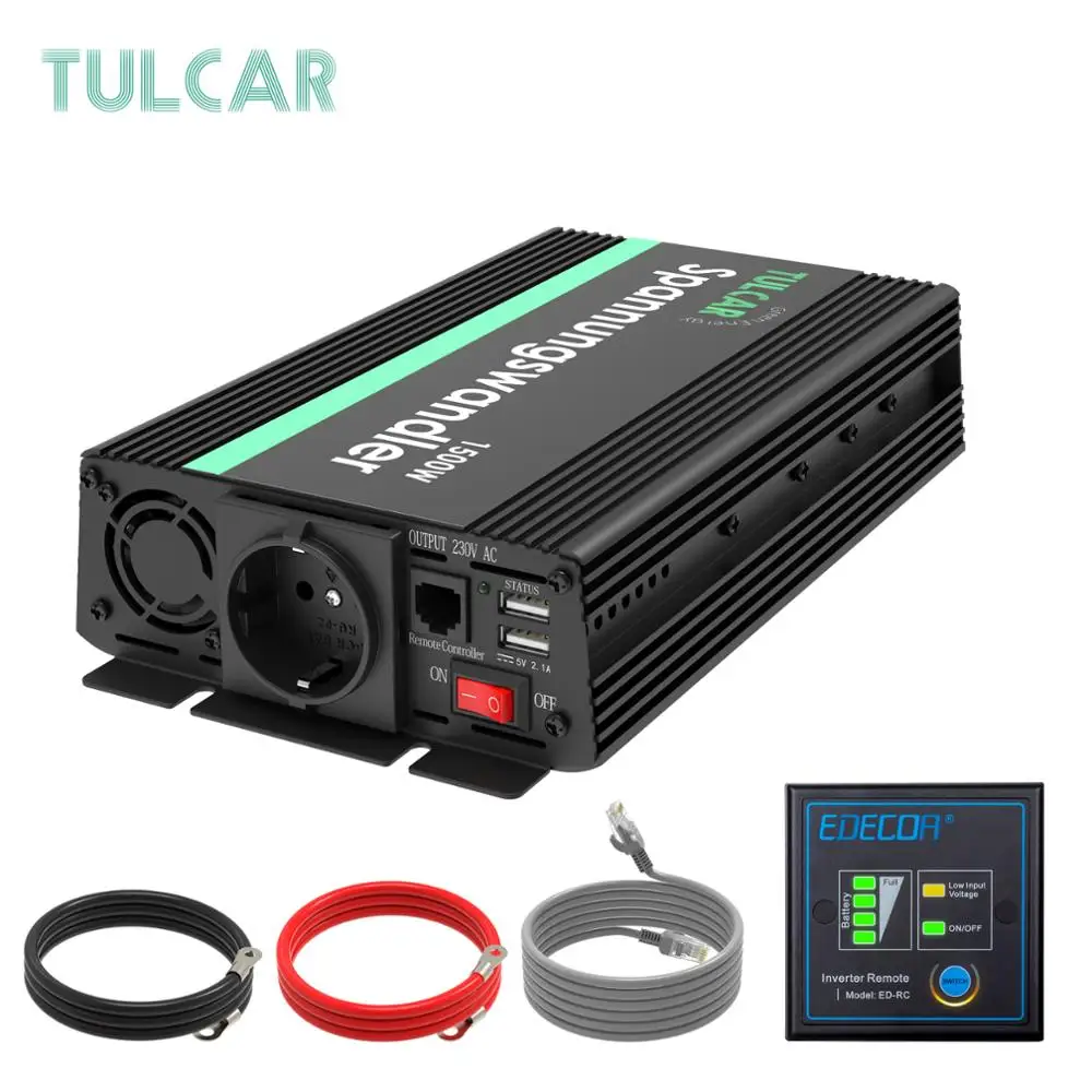 1500W 3000W Inverter Sinusoidale Modificato Dc 12V Ac 220V 230V Usb Ricarica 12V 1500W Inverter Sinusoidale
