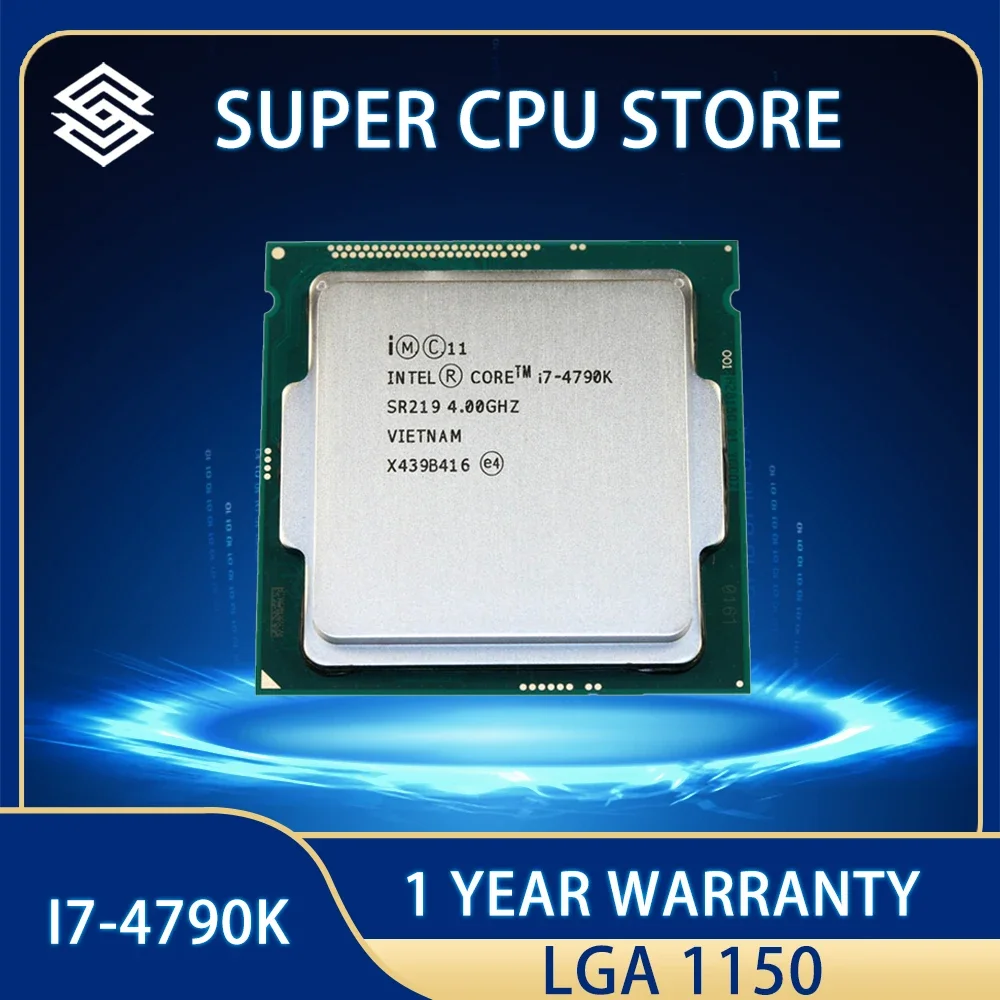 Processore Cpu Intel Core I7-4790K I7 4790K 88W 8M 4.0 Ghz Quad-Core Otto Thread Lga 1150
