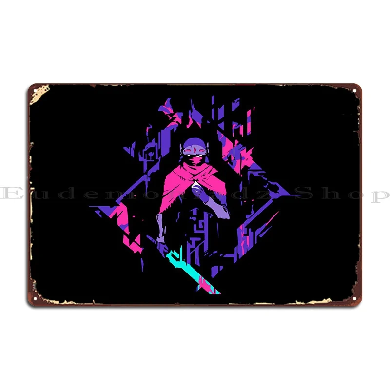Hyper Light Drifter Metal Platform Bar Club Designer Placche Segno Tin Sign Poster