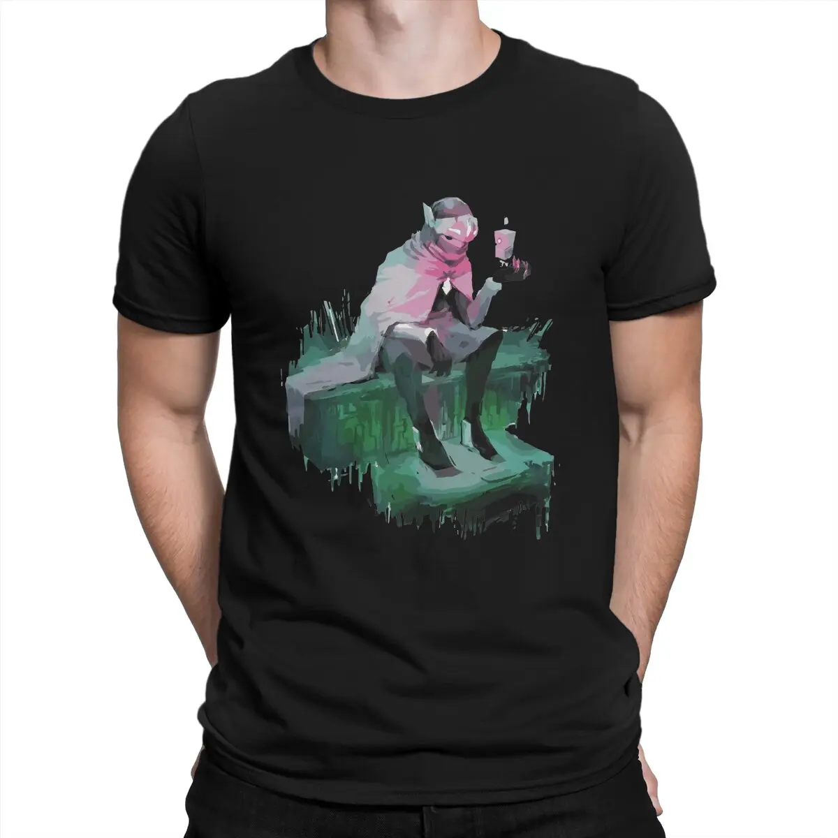 Maglietta Da Uomo Hyper Light Drifter Hyper Light Drifter O Neck Maglietta A Maniche Corte In Cotone 100% Divertente Idea Regalo Di Alta Qualità