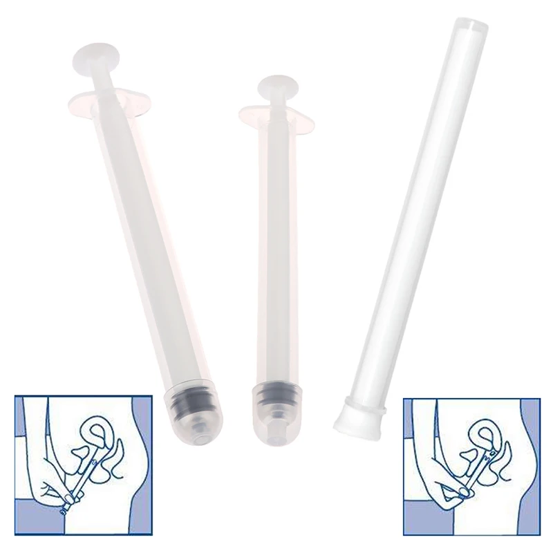 1 Pz Applicatore Vaginale Lubrificante Iniettore Siringa Lubrificante Usa E Getta Anale Cavità Nasale Applicatore Launcher Butt Plug Assistenza Sanita