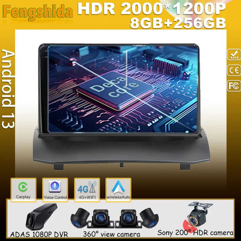 Car Video Android Per Ford Fiesta Mk7 2009 -2017 Auto Radio Player Touchscreen Gps Head Unit Navigazione Bluetooth Dvd Stereo Bt