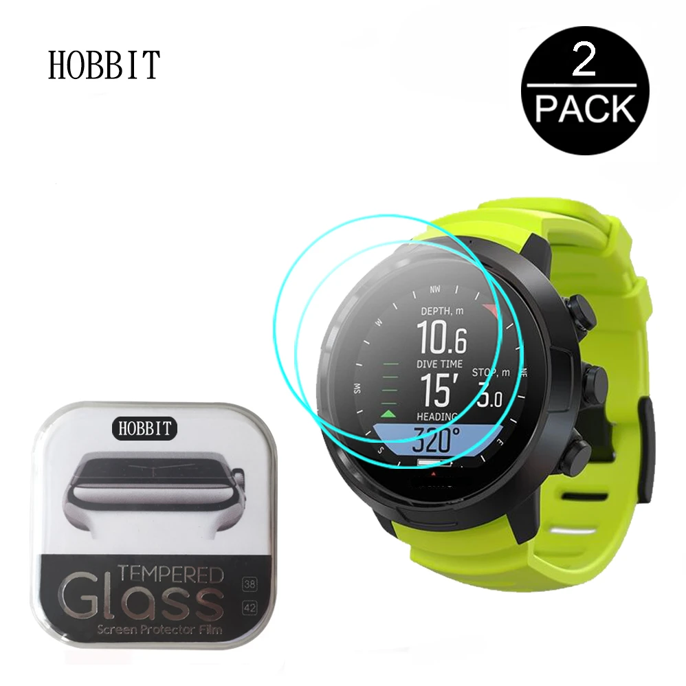 2 Pezzi Per Suunto D5 Dx D4F D6I D4I Novo Smartwatch 2.5D 9H Proteggi Schermo In Vetro Temperato Trasparente Per Suunto D5 Vetro Antigraffio