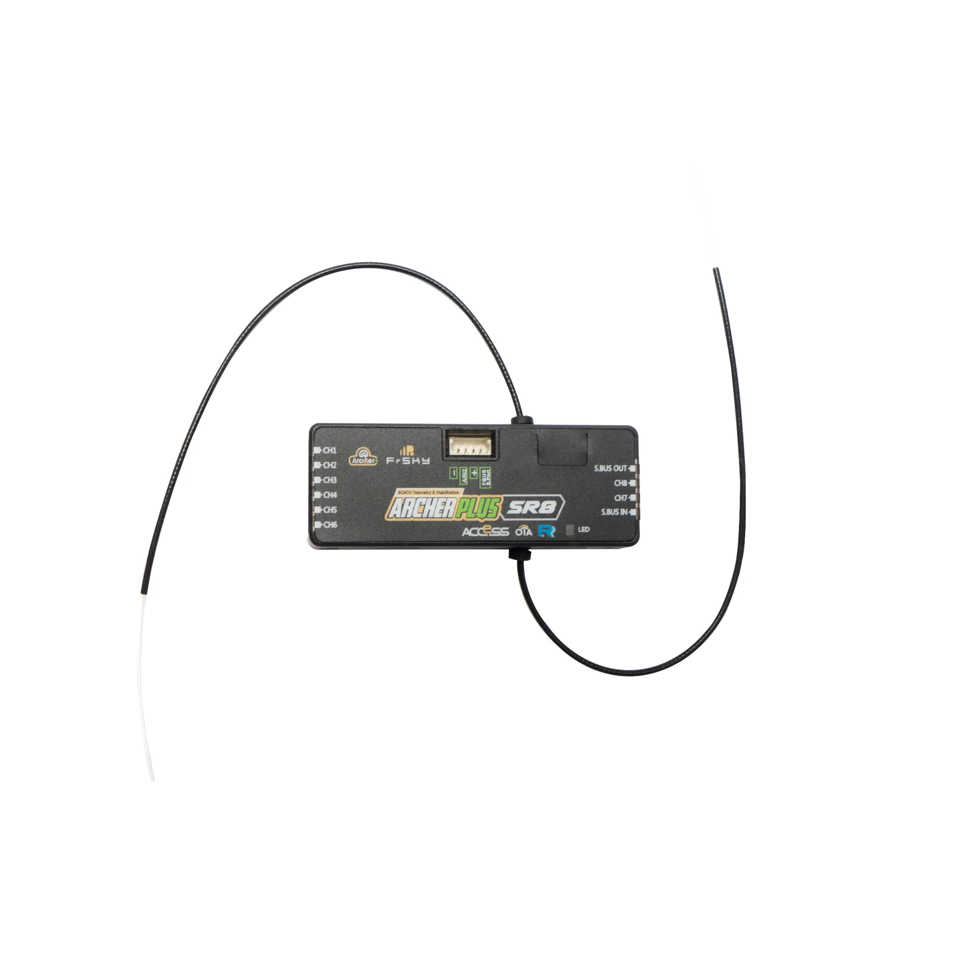 Ricevitore Stabilizzato Giroscopio Frsky Archer Plus Sr8 Compatibile Con Accesso A 2.4Ghz/Accst D16