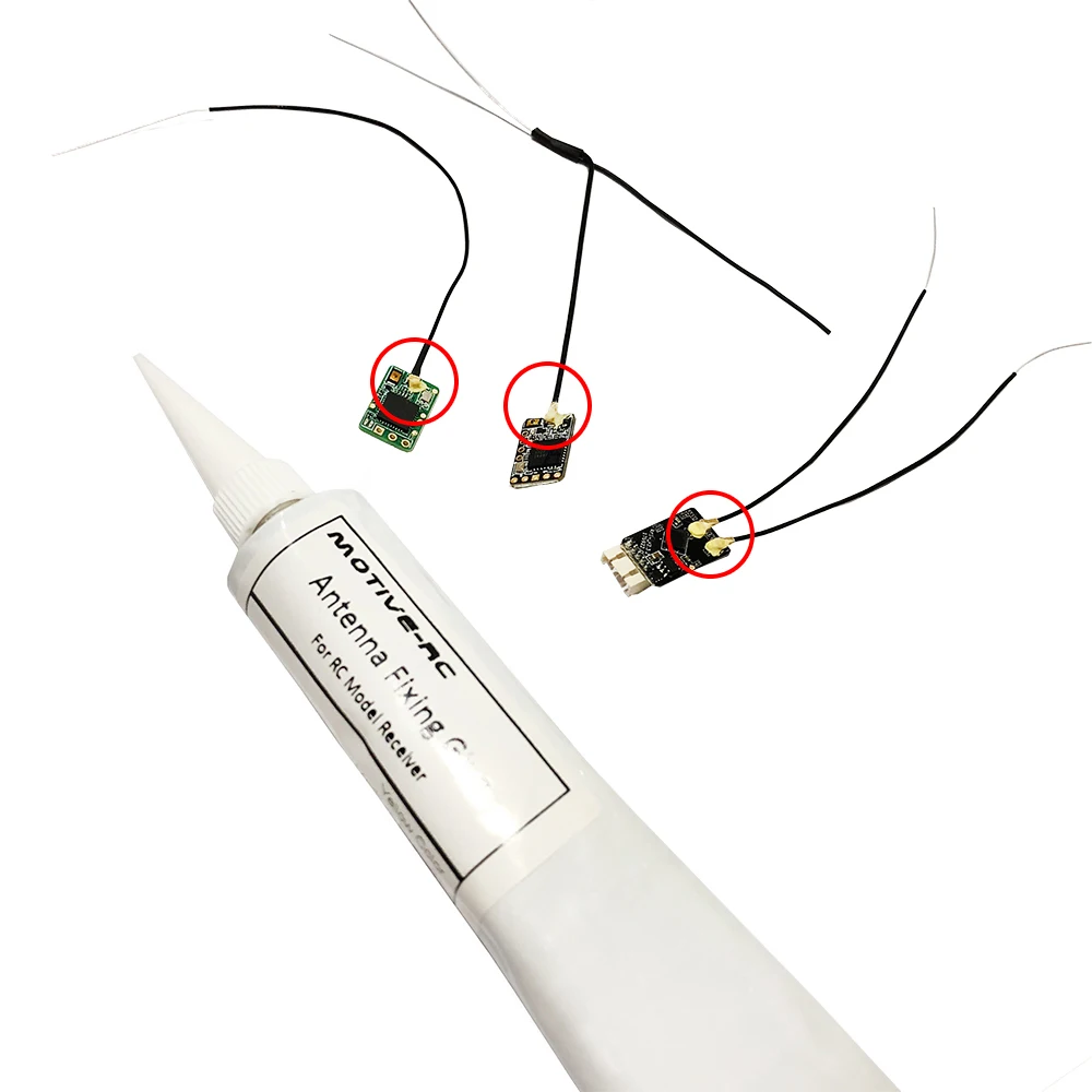 Frsky Ricevitore Antenna Fissaggio Colla Per Futaba Frsky R9 Mini X4R X4Rsb Xm + R-Xsr Ricevitore