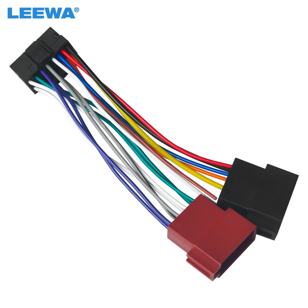 Feeldo Car Radio Audio Iso Adattatore Per Cablaggio Per Unità Principale Sony Auto Stereo Iso Cd Head Units Cavo Metallico