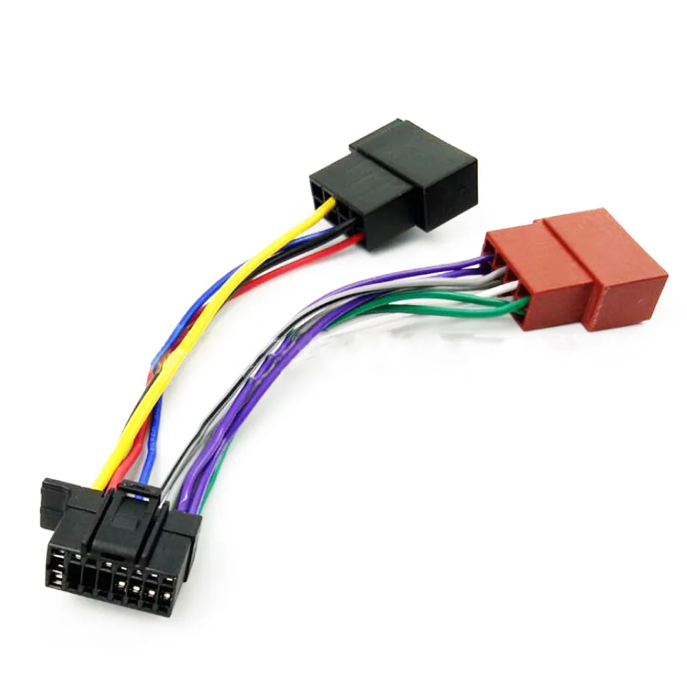 Cablaggio Radio Stereo Per Auto A 16Pin Iso Per Connettore Cablaggio Adattatore Auto Sony Radio 2013 + Iso Plug