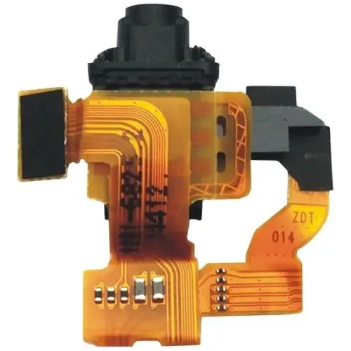 2 Pz/Lotto Auricolare Audio Jack Flex Cable Ribbon Per Xperia Z3 Mini Compact D5803 D5833