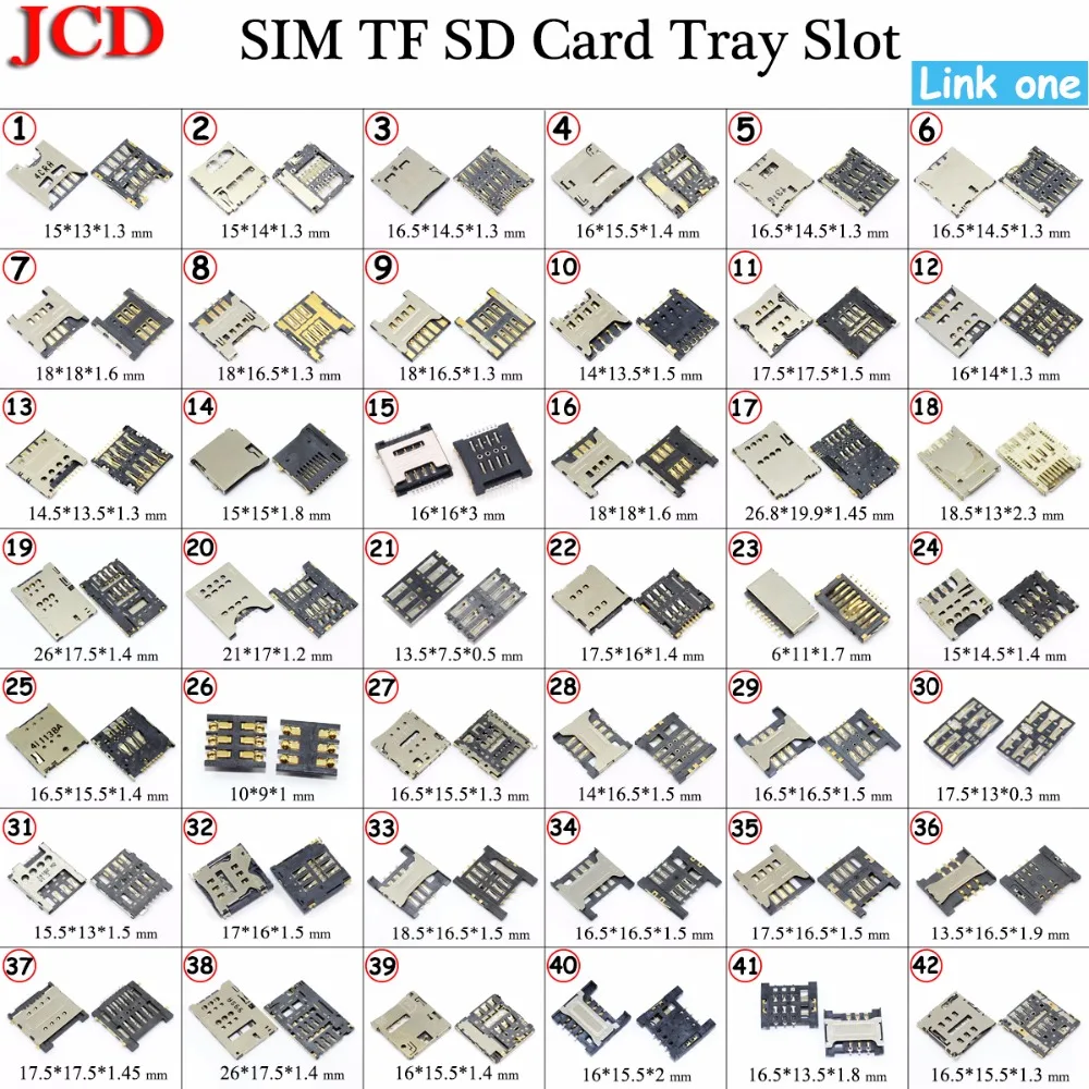 Jcd Nuovo Vassoio Per Schede Di Memoria Tf Per Sony Xperia Z Z1 Z2 Z3 Slot Per Schede Di Memoria Sd Compatto Per Sony Z Z1 Mini Z2 Z3 Mini Lettore Di 