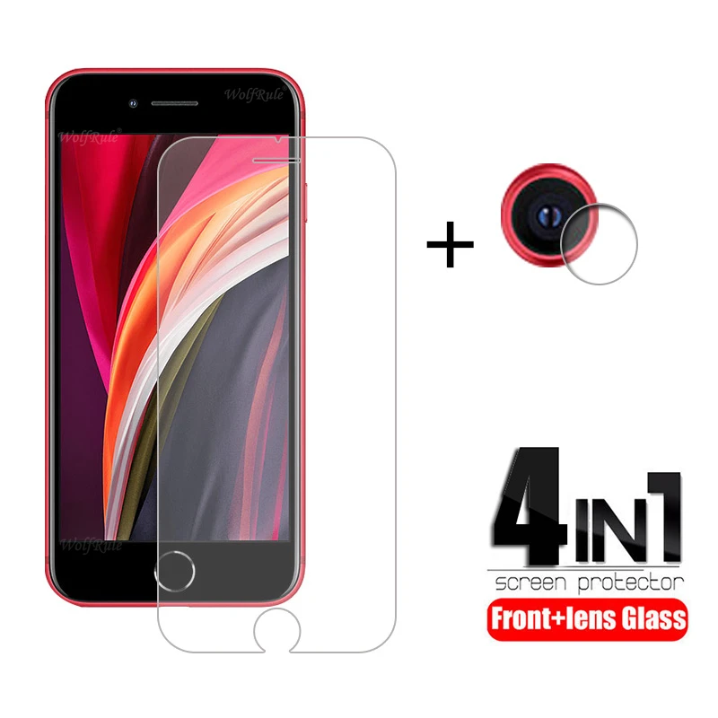 4-In-1 Per Iphone Se 2022 Vetro Per Iphone Se 2022 Protezione Dello Schermo In Vetro Temperato Per Iphone 12 13 Pro Max Se 2020 2022 Vetro