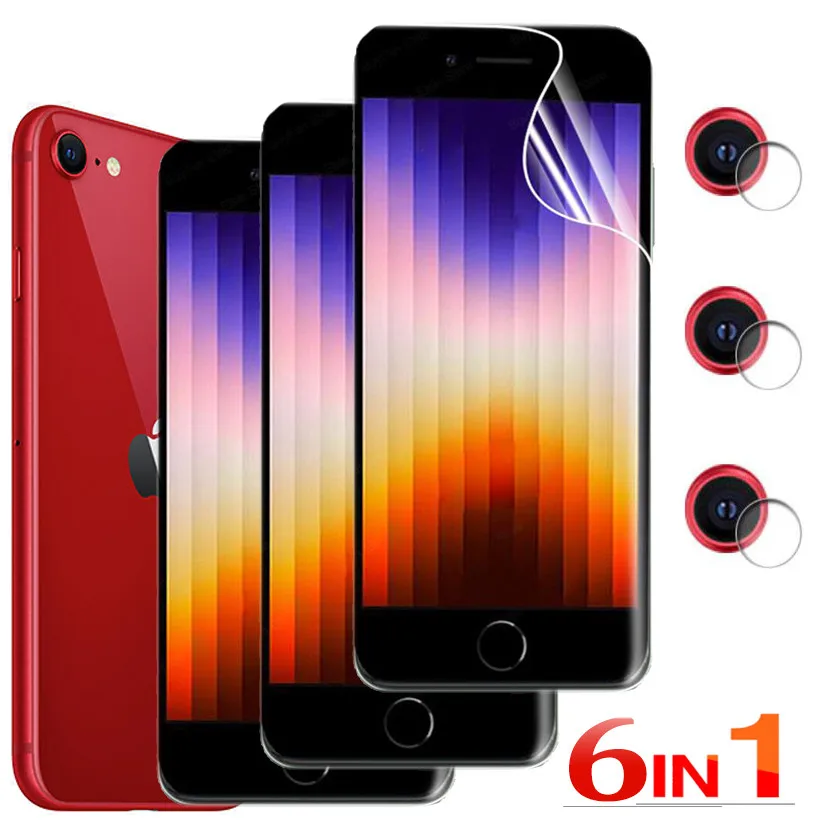 Pellicola Idrogel Iphone Se 2022 Pellicola Salvaschermo Iphone Se3 Pellicole Protettive I Phone Se 2022 Iphone Se 3 Pellicola Posteriore Obiettivo Fot