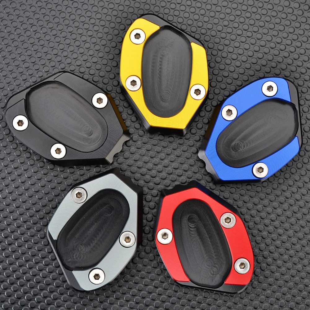 Cavalletto Ingrandisci Piastra Piede Supporto Laterale Pad Per Triumph Speed Twin 1200 Thruxton 1200 1200R Thruxton Rs