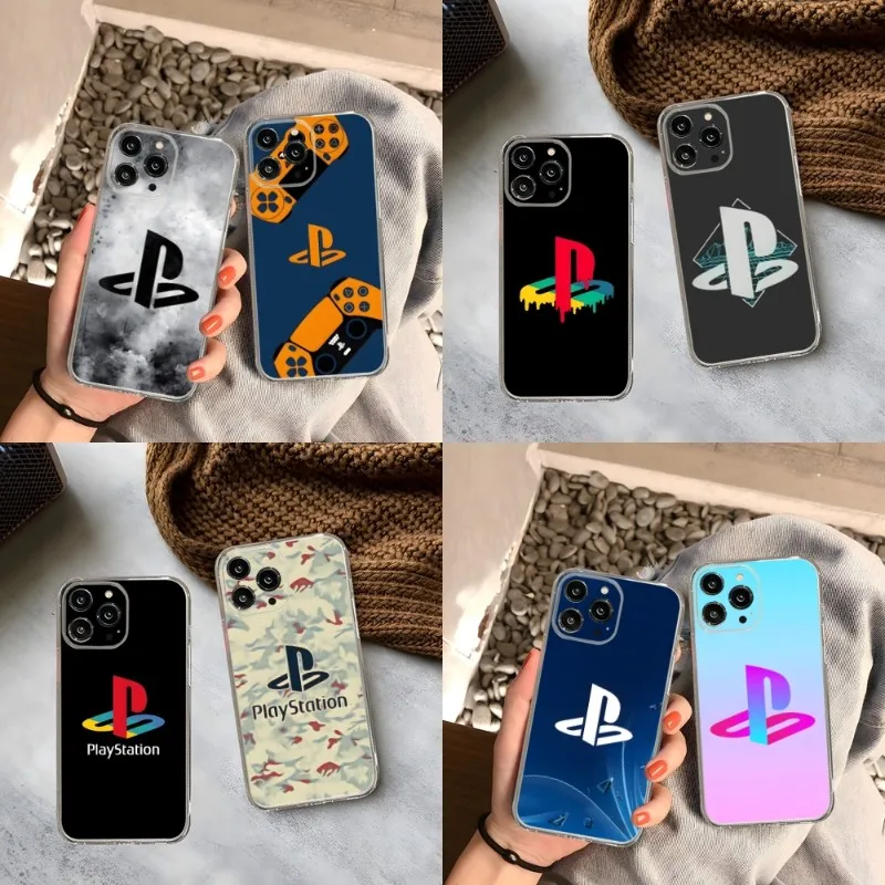 Ps5 Hot Game Playstation Phone Case Per Iphone 14 13 12 Pro Mini 11 Max Xr X Xs 7 8 Plus 6 Silicone Trasparente