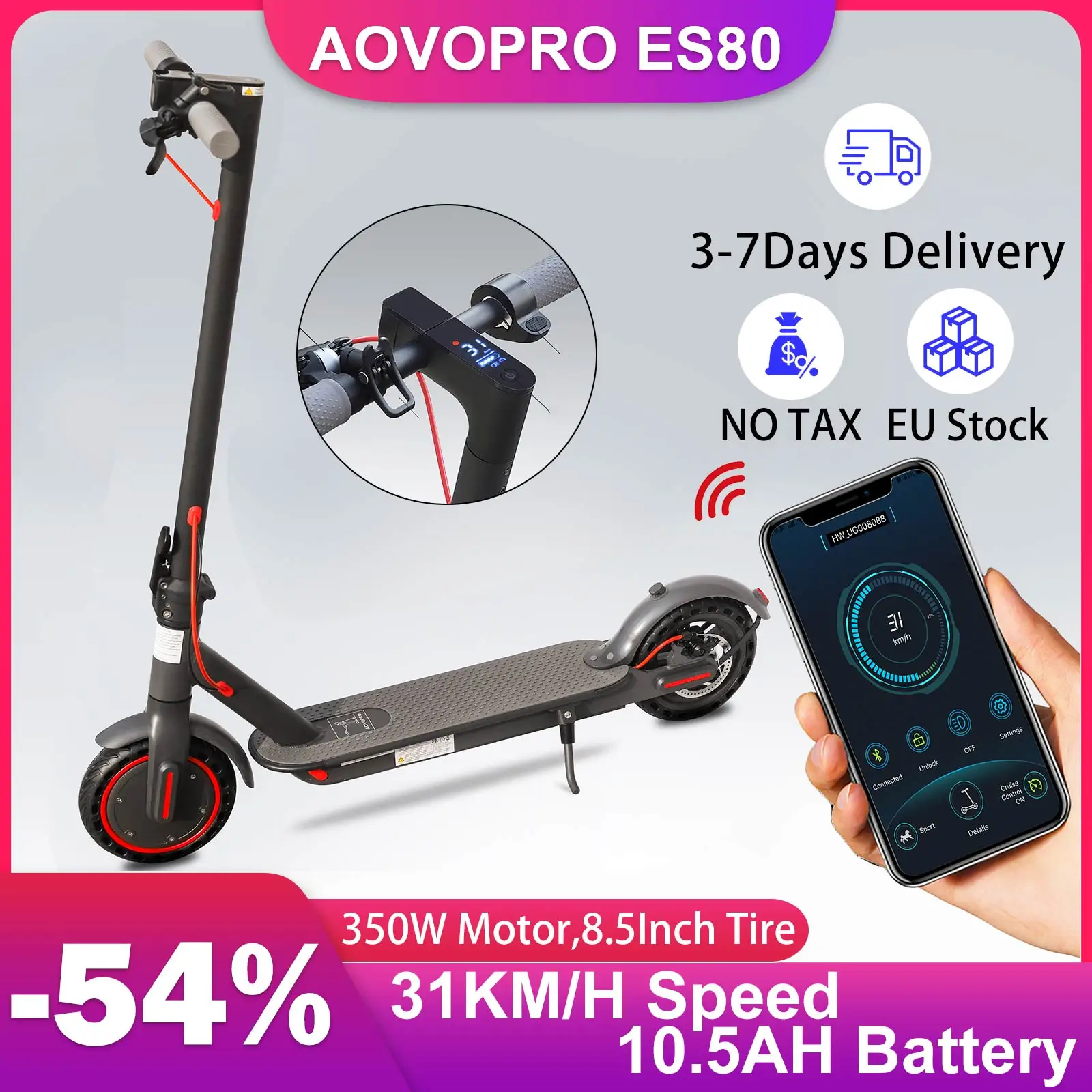 Versione Globale Eu Dropshipping Scooter Elettrico M365 Adulto Smart Skateboard Pieghevole Hoverboard Patinete Electrico Batteria 30Km