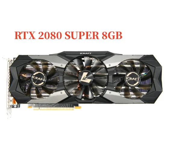 Maxsun Nvidia Geforce Rtx 2080 Super Icraft Scheda Video Da Gioco Da 8Gb Rtx2080S Gddr6 8Gb 256Bit 1650Mhz Schede Video Gpu Per Desktop