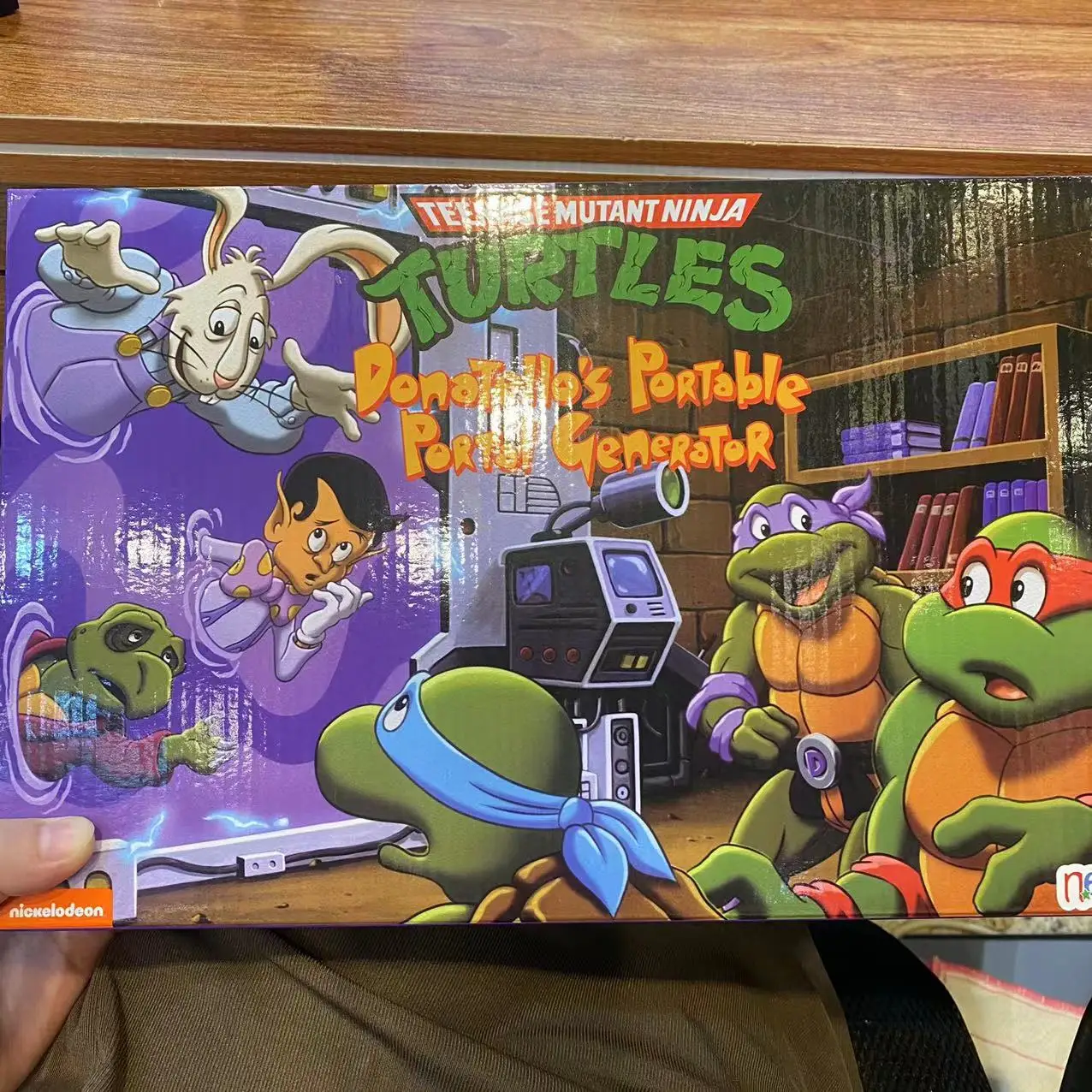 Neca Turtles Teenage Mutant Ninja Donatello The Portable Portal Generator Anima Classic Mobile Action Figure Toys