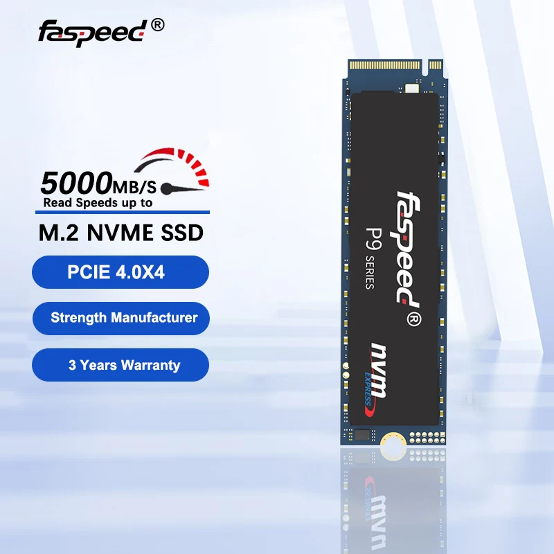 Faspeed M2 Nvme Ssd 1 Tb 512 Gb Solid State Drive 1 Tb 512 Gb Hdd Pcie 4.0 X4 5000 M/S M 2 2280 Hard Disk Per Ps5 Pc Laptop Desktop