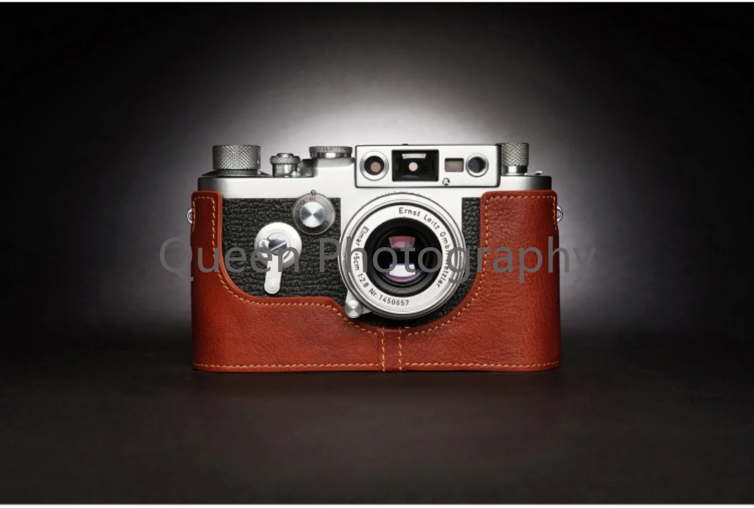Fotocamera In Vera Pelle Di Vacchetta Borsa Corpo Scatola Caso Base Per Leica Iiig Iiif Iiid Iiic Ic Ig If Iic Iif Dslr Borsa Milwau메