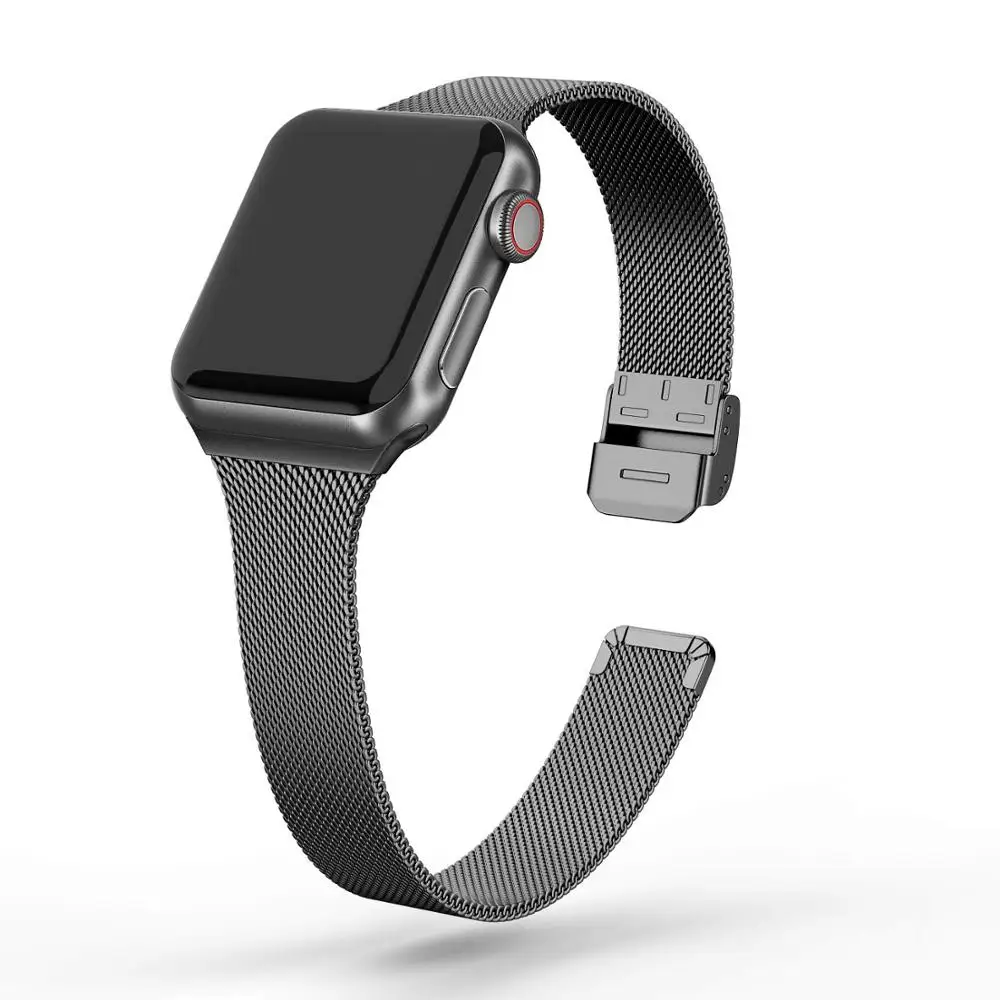 Cinturino Milanese Per Cinturini Apple Watch 44Mm 49/40/45/41/38/42Mm Cinturino In Acciaio Inossidabile Correa Cinturino Iwatch Series 3Se 6 7 8 Ultra