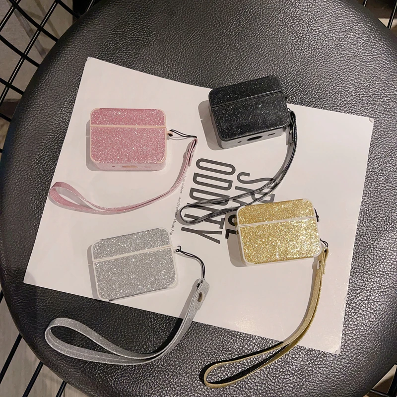 Custodia Appariscente Lucida Glitterata Per Apple Airpods 2 Cover Di 3 Generazione Per Airpods Pro 2 Gen Protettiva Per Air Pods 2Nd Gen Shell