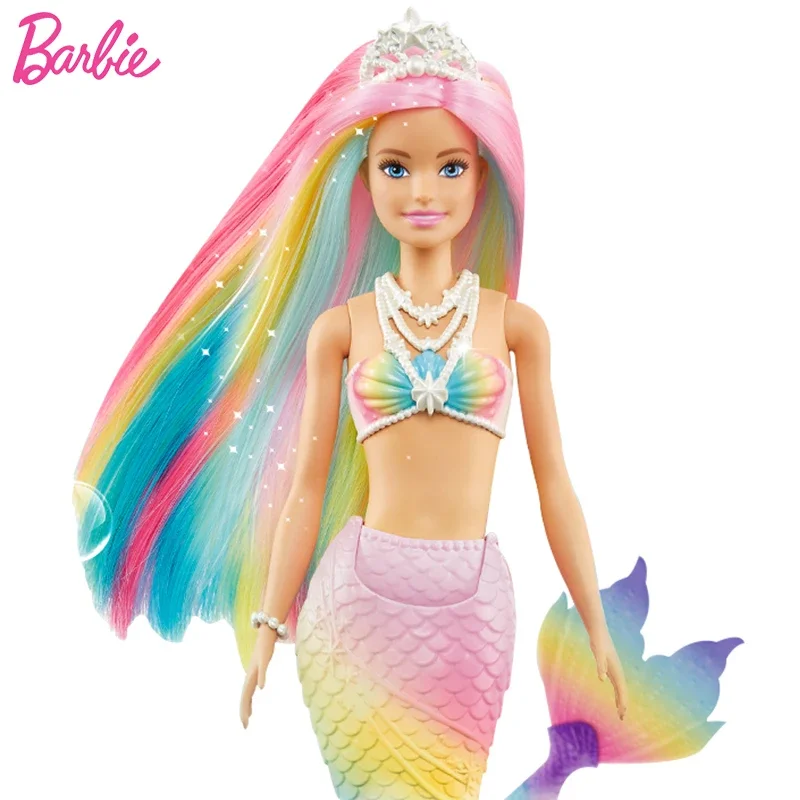 Bambola Barbie Originale Dreamtopia Sirena Cambiamento Di Temperatura Bambole Per Ragazze Principessa Bambola Barbie Giocattoli Per Bambini Fiaba Jugu