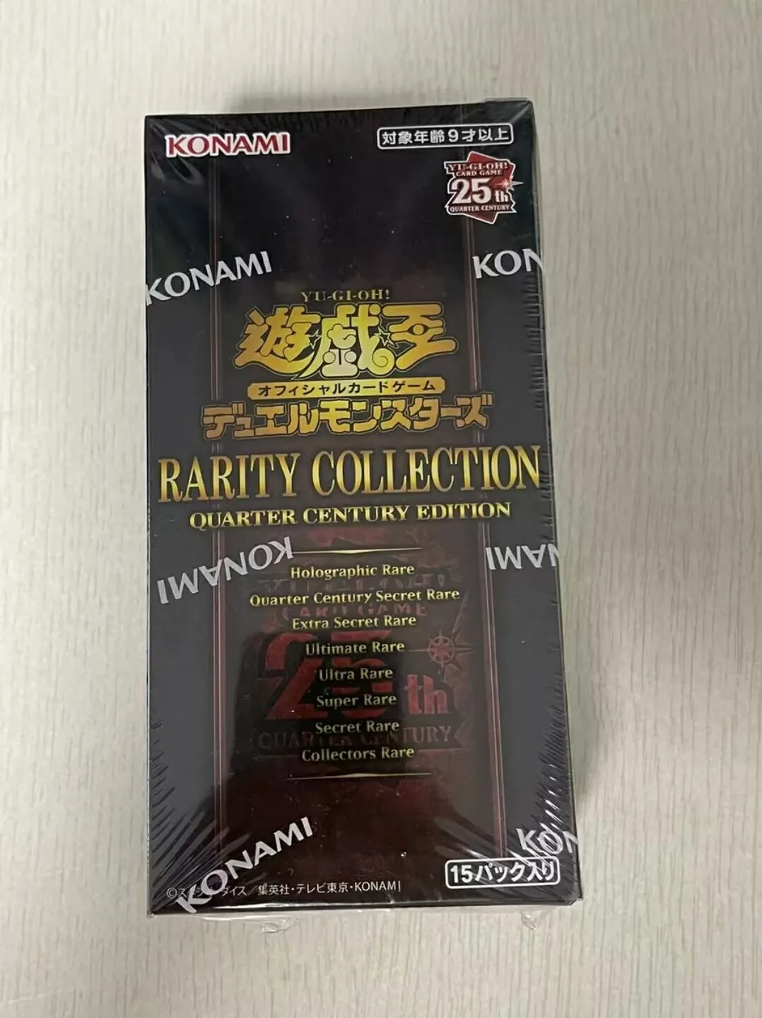 Duel Monsters Yugioh Konami Rare Collection Quarter Century Edition Rc04 Collezione Giapponese Booster Box Sigillato