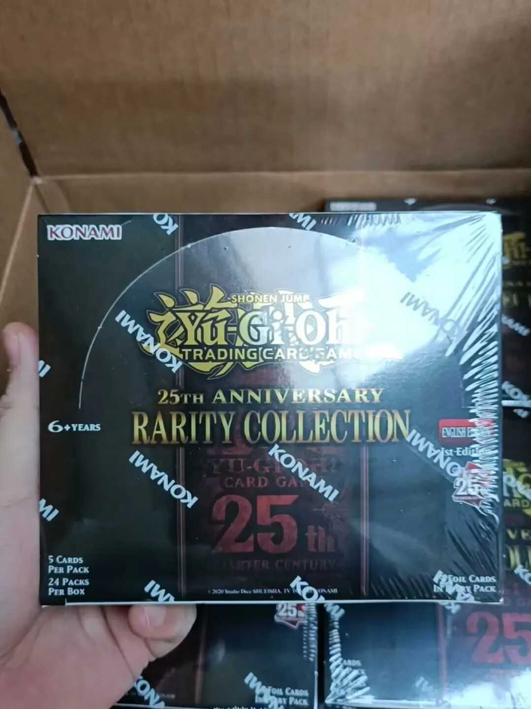 Duel Monsters Yugioh English Edition 25Th Anniversary Reality Collection Booster Box Sealed 1St Edition Tcg