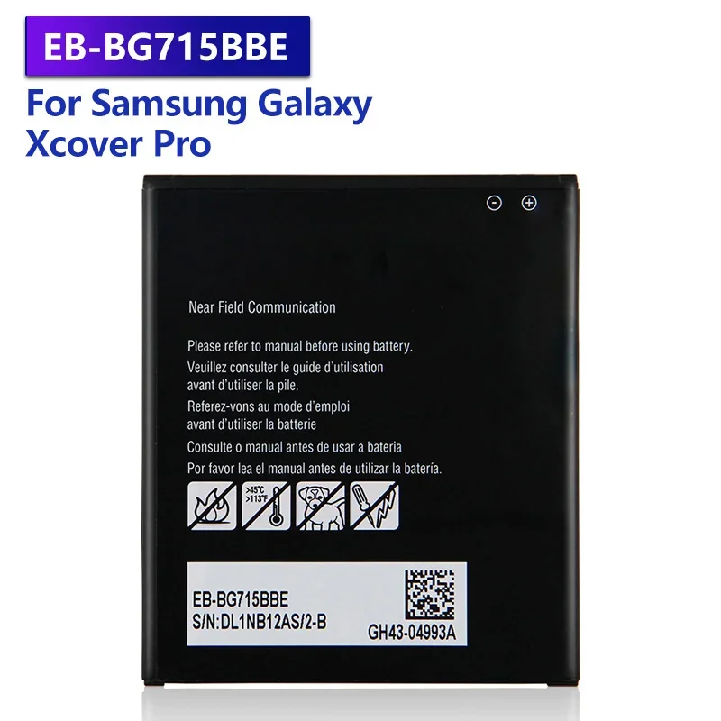 Batteria Di Ricambio Eb-Bg715Bbe Eb-Bg736Bbe Per Samsung Galaxy Xcover Pro Xcover6 Pro Batteria Ricaricabile 4050Mah